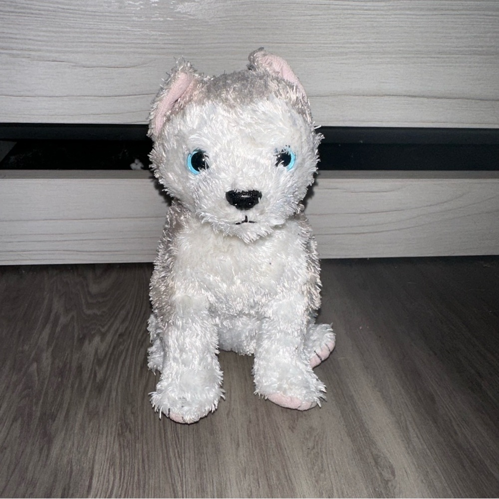 Ty Beanie Baby - JUNEAU the Husky Dog 6" Plush Stuffed Animal Toy
